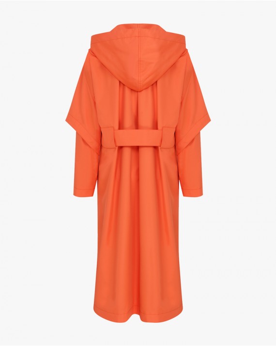 Fisherman Trench Coat in Orange Top Sell's quick delivery | Limited ...